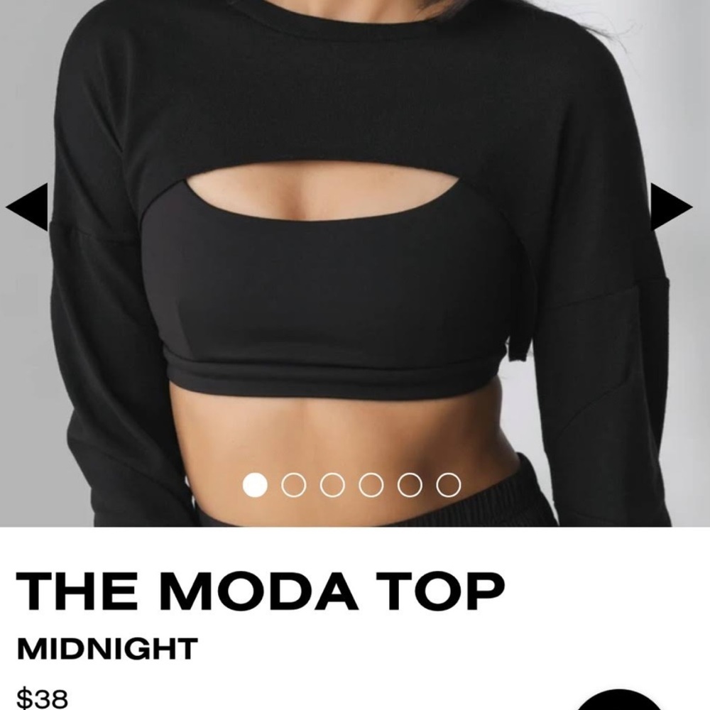 Balance athletica vitality black long sleeve